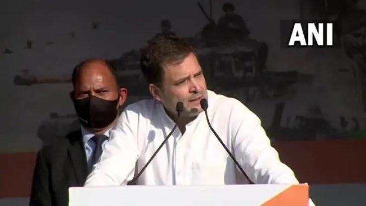  राहुल ने मोदी पर साधा निशाना, कहा- दो तीन पूंजीपतियों के लिए चलाई जा रही पूरी सरकार