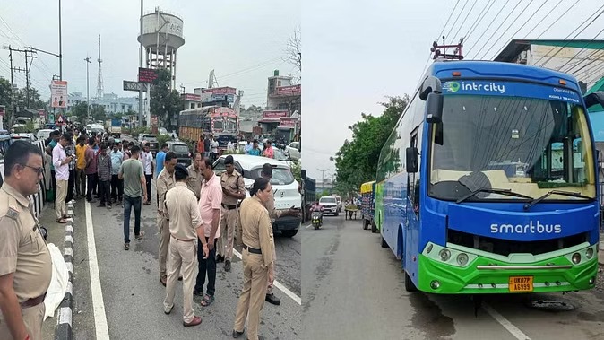  देहरादून: बस ने स्कूटी को मारी टक्कर, सब इंस्पेक्टर की मौके पर ही मौत