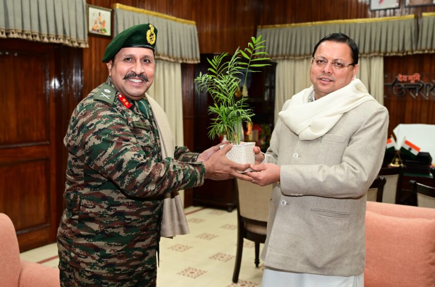  सीएम धामी से मिले मेजर जनरल मनोज तिवारी, अग्निवीर भर्ती को लेकर दी बड़ी जानकारियां
