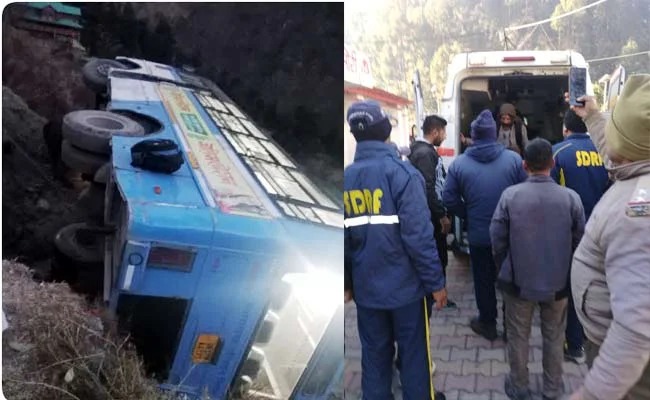  उत्तरकाशी: खाई में गिरी रोडवेज बस, 14 घायल, 6 की हालत गंभीर 