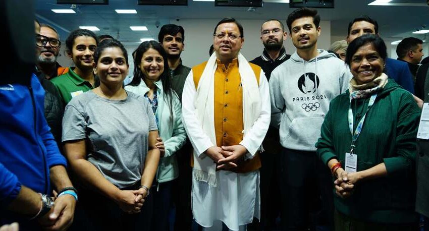 National Games 2025: औचक निरीक्षण के लिए रायपुर स्टेडियम पहुंचे सीएम धामी
