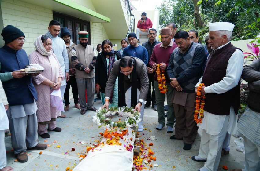  विश्वप्रसिद्ध पर्यावरणविद बिमला बहुगुणा को मुख्यमंत्री पुष्कर सिंह धामी ने दी श्रद्धांजलि