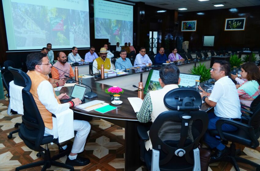 मुख्यमंत्री धामी ने दिए बैठक के दौरान अधिकारीयों को ये निर्देश