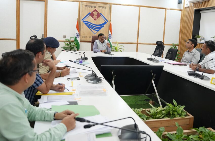 मुख्य सचिव ने की अधिकारियों के साथ एंटी ड्रग्स कैंपेन अभियान की समीक्षा बैठक