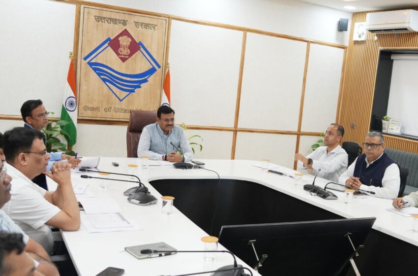 मुख्य सचिव की अध्यक्षता में संपन्न हुई राज्य गंगा समिति की 18वीं बैठक