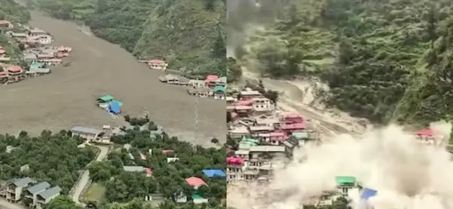  उत्तरकाशी में खीर गंगा के रौद्र रूप ने फिर दिखाया खौफनाक मंजर