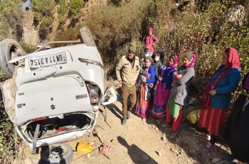  उत्तराखंड में भीषण सड़क हादसा, कार एक्सीडेंट में चालक की मौत