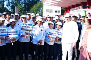 मुख्यमंत्री धामी ने नशामुक्त उत्तराखण्ड वॉकथॉन को दिखाई हरी झंडी